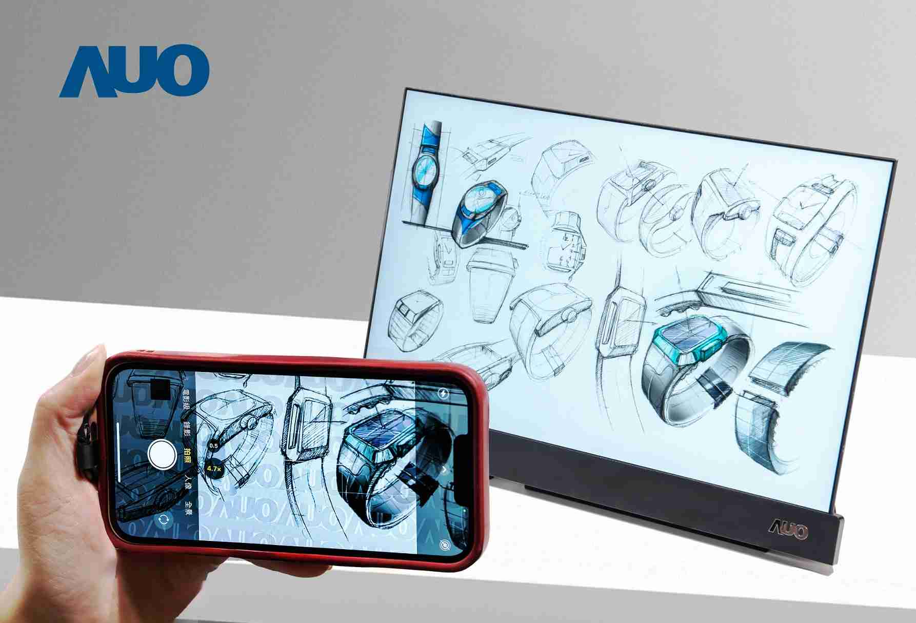 糖果派对16吋防窥显示器，，采用人眼无法察觉、、、、相机拍摄时才显现的隐藏式水印技术，，，未来可结合AI镜头侦测周围环境，，，实时开启或关闭水印，，，大幅提升在公共场域使用显示器的安全性